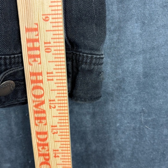 Free People Black and Gray Hybrid Jean Jacket - Picture 10 of 12